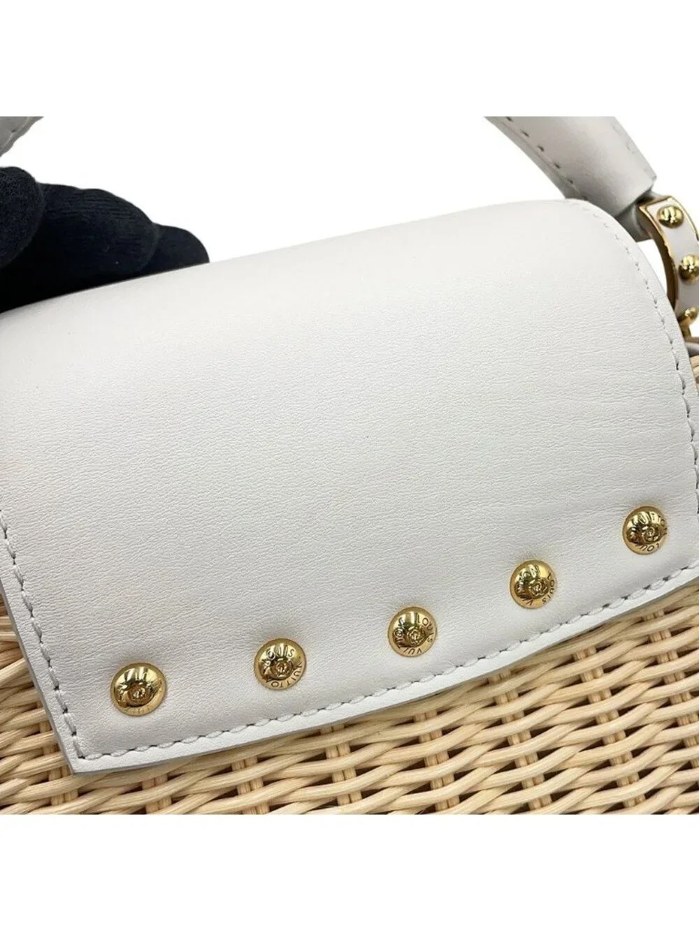 Louis Vuitton Capucines Mini Rattan Cowhide Leather 2-Way Shoulder Bag